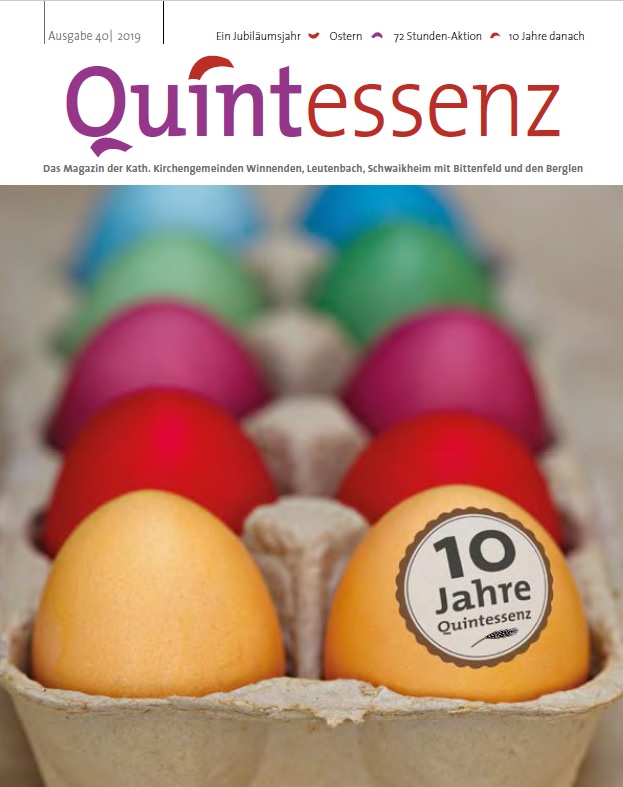 Zur 40. Ausgabe der Quintessenz